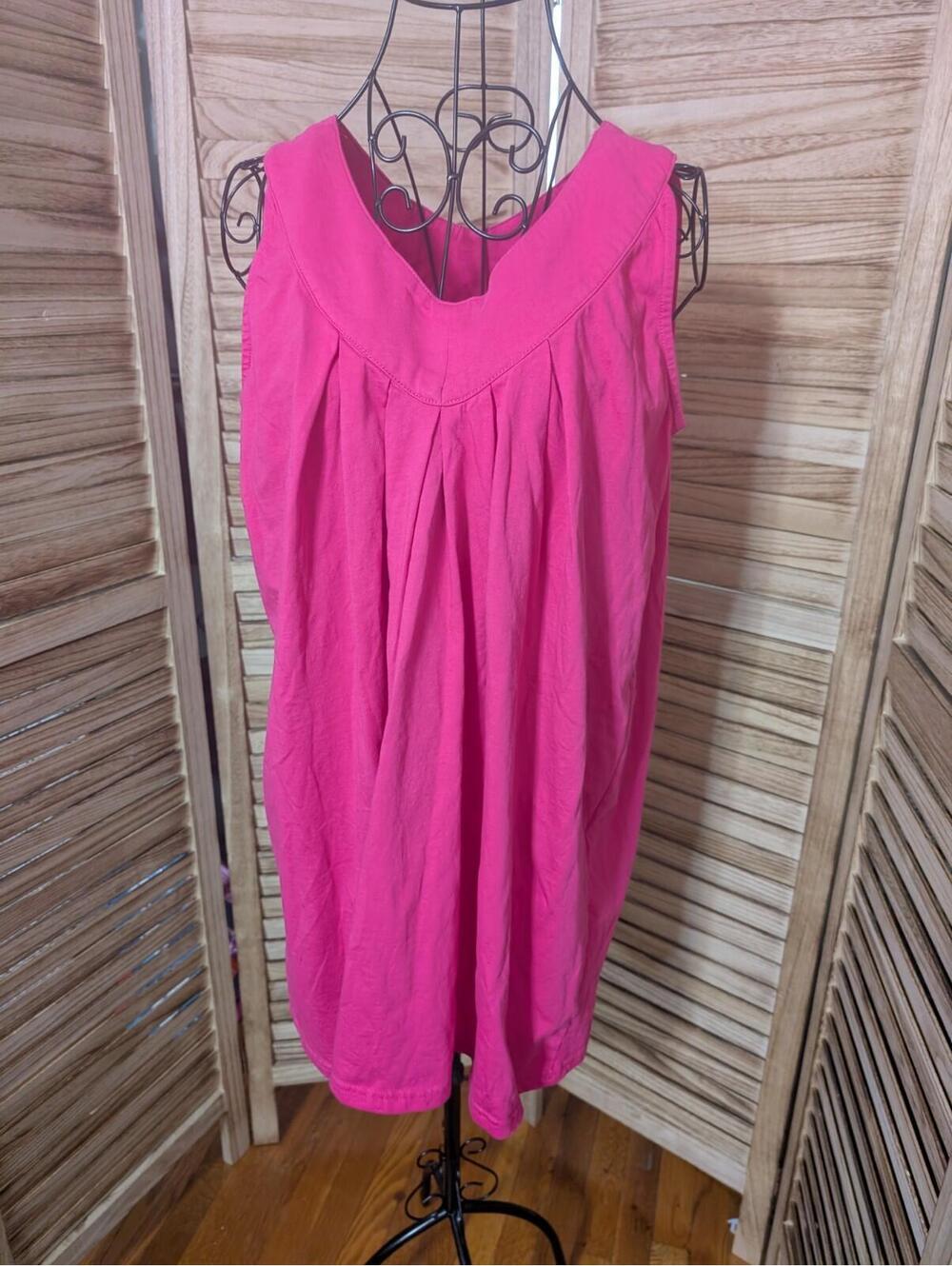 Easy Essentials Pink Tank Size X Large